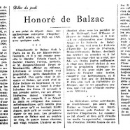 «Honoré de Balzac»