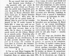 «Mistral en face de Mireille, qui n’était pas de Provence»