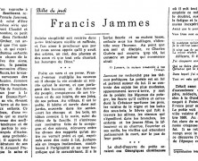 «Francis Jammes»