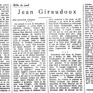 «Jean Giraudoux»