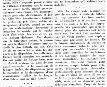 «L’inquiétant roman d’Adrienne Choquette»
