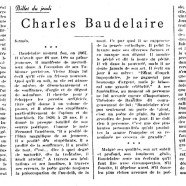 «Charles Baudelaire»