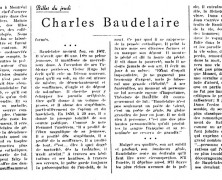 «Charles Baudelaire»