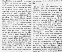 «Un grand ami de la France : l’Allemand Henri Heine»