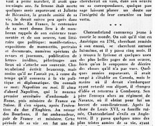 «Châteaubriand, cent ans après»