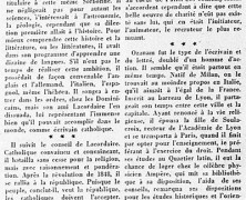 «Une intelligence hors pair : Frédéric Ozanam»