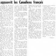 «Comment le décès de Marcel Faribault appauvrit les Canadiens-Français»