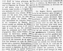 «Le dernier des Condé et le duc d’Aumale»