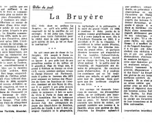 «La Bruyère»