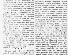 «Il faut lire les amusants pastiches de Jean Bruneau»