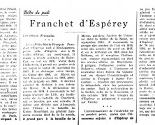 «Franchet d’Espérey»