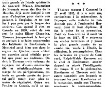 «Actualité de Thoreau, jusqu’en Amérique latine»