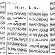«Pierre Louys»