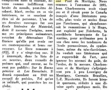 «Jean Charbonneau : poète et philosophe»