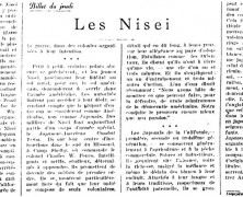 «Les Nisei»