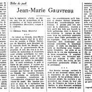 «Jean-Marie Gauvreau»