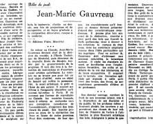 «Jean-Marie Gauvreau»