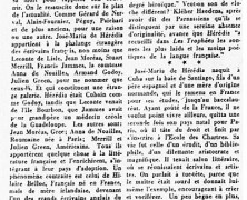 «Un poète français né à Cuba : José-Maria de Hérédia»