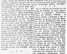 «Florian, parfait courtisan et témoin d’une époque»