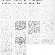 «La belle histoire de la montagne Pembina, au sud du Manitoba»