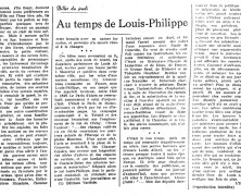 «Au temps de Louis-Philippe»