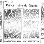 «Prévost, père de Manon»