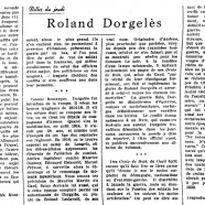 «Roland Dorgelès»