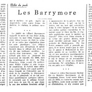 «Les Barrymore»
