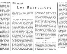 «Les Barrymore»