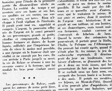 «De quoi Balzac vivait-il?»