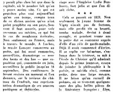 «Alfred de Vigny, poète pessimiste»