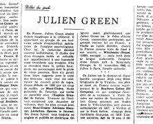 «Julien Green»