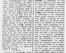 «L’histoire des libérateurs de l’Amérique latine»