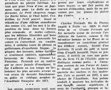 «Charles Perrault et ses contes»