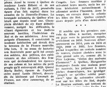 «De Marie Rollet aux filles du roi»