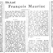 «François Mauriac»