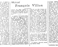 «François Villon»