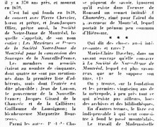 «Les nobles origines de la ville de Montréal»