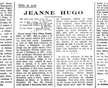 «Jeanne Hugo»