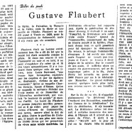 «Gustave Flaubert»