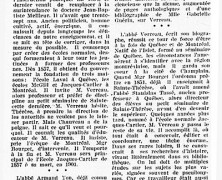 «Un éducateur d’autrefois, l’abbé H.A. Verreau»