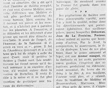 «Le théâtre et les lettres en deuil de Sacha Guitry»