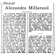 «Alexandre Millerand»
