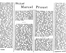 «Marcel Proust»