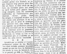 «Un géant de la musique : Franz Schubert»