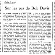 «Sur les pas de Bob Davis»