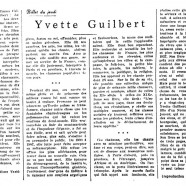 «Yvette Guilbert»