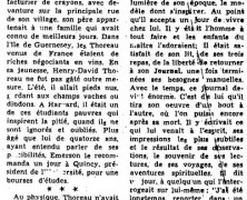 «L’individualiste qu’était Thoreau»