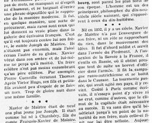 «Xavier de Maistre autour de sa chambre et ailleurs»