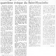 «Monseigneur Louis-Zéphirin Moreau, quatrième évêque de Saint-Hyacinthe»